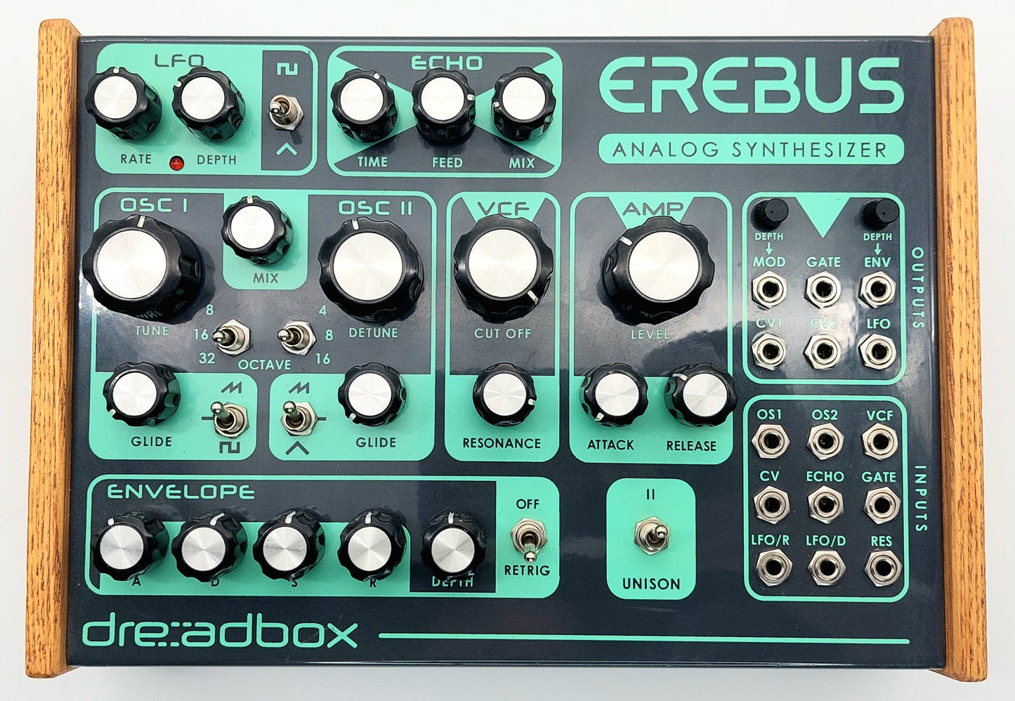 Dreadbox Erebus V1 | Synthétiseur analogique paraphonique et semi-modulaire